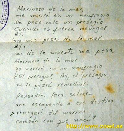 MARINERO DE LA MAR 1